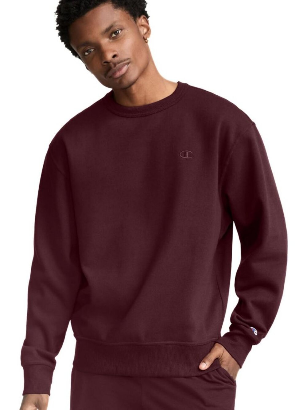 Cozy Midweight Crewneck Fleece Sweatshirt for Men, Regular & Big Tall Sizes